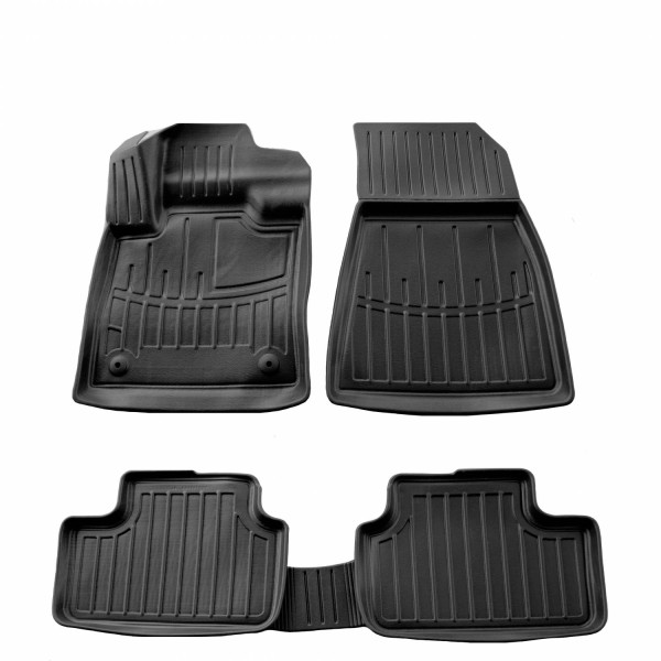 Rubber 3D mats VOLVO C40 Recharge from 2021 5 pc. / black / 5037115 / higher edges