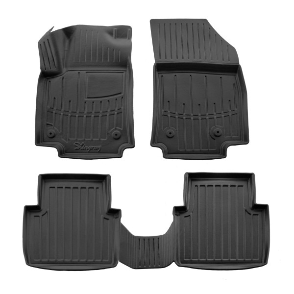 Rubber mats CITROEN C3 AIRCROSS 2017-2024