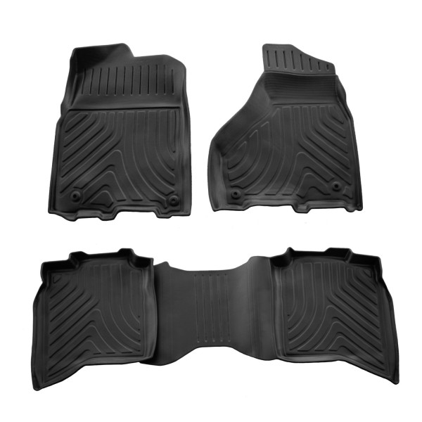 Rubber mats DODGE RAM 1500 Crew cab 2009-2018