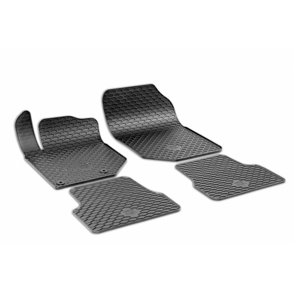 Rubber mats CITROEN DS3 CROSSBACK from 2019 4 pcs / P222404 / black