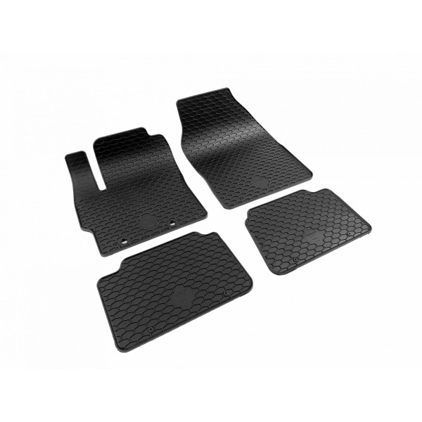 Rubber mats Toyota YARIS CROSS (from 2021) / also Hybrid, 4 pcs/ P222664 / black