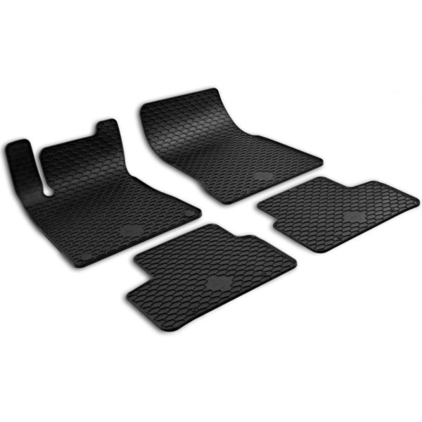 Rubber mats Mercedes (X247) GLB-Class (from 2019) / also Hybrid, 4 pcs/ 221694 / black