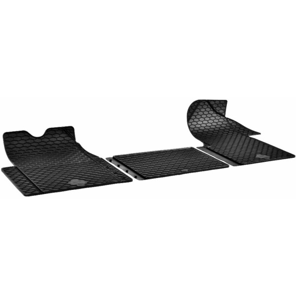 Rubber mats Nissan INTERSTAR (from 2022), 3 pcs/ 217174 / black