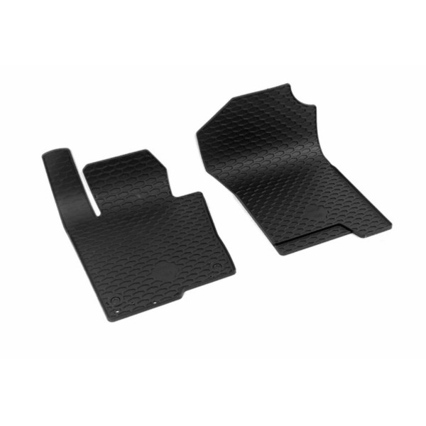 Rubber mats NISSAN NAVARA from 2014 2 pcs / 221707 / black