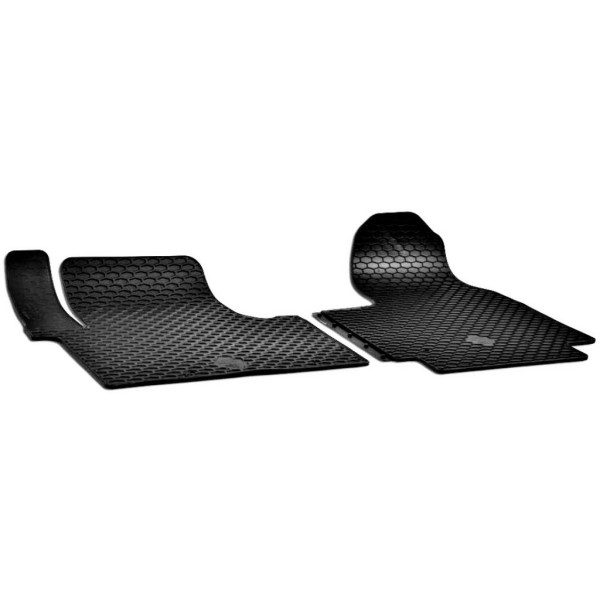 Rubber mats Nissan PRIMASTAR (from 2022), 2 pcs/ 219452 / black