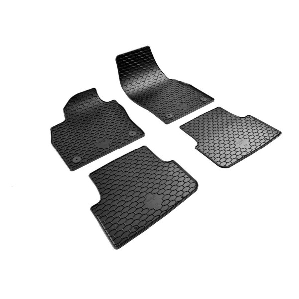 Rubber mats Seat IBIZA (from 2021) Facelift, 4 pcs/ 222905 / black