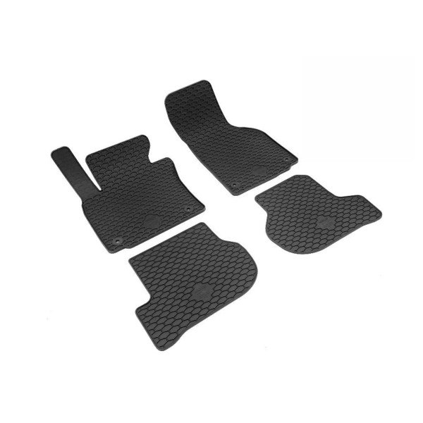 Rubber mats VOLKSWAGEN Golf V 2003-2009 (, oval clips)