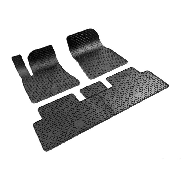 Rubber mats Tesla MODEL 3 (from 2017), 4 pcs/ 223004 / black