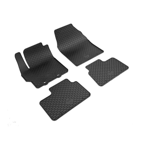 Rubber mats Toyota AYGO X (from 2022), 4 pcs/ 223124 / black