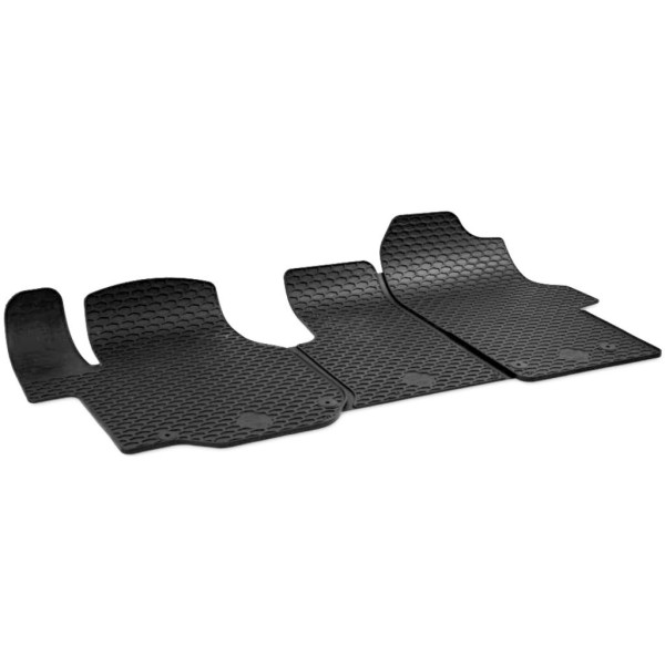 Rubber mats VOLKSWAGEN e-CRAFTER (from 2017), 3 pcs/ 221363 / black