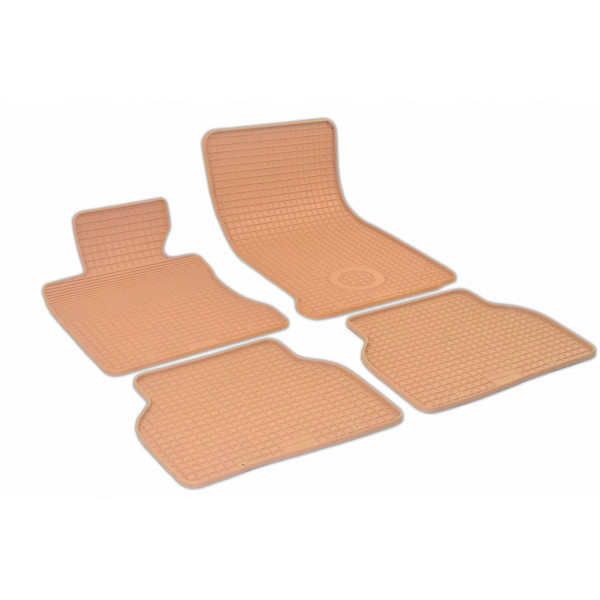 Rubber mats BMW 5er E60/E61 2004-2010 4 pcs / 217308FLB / beige