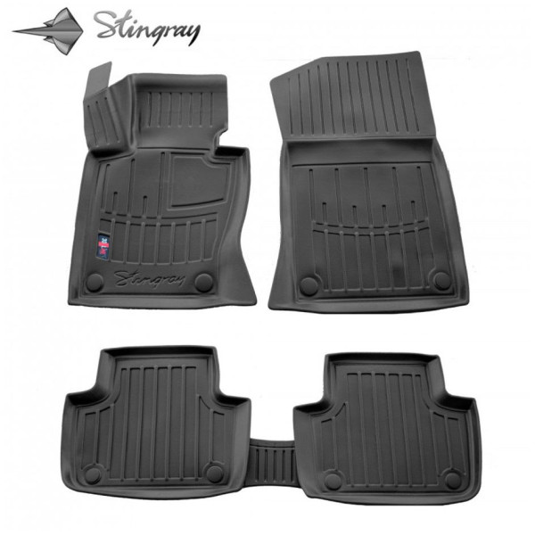 Rubber 3D mats BMW X3 E83 2004-2010, 5 pc. / black / 5027085 / higher edges