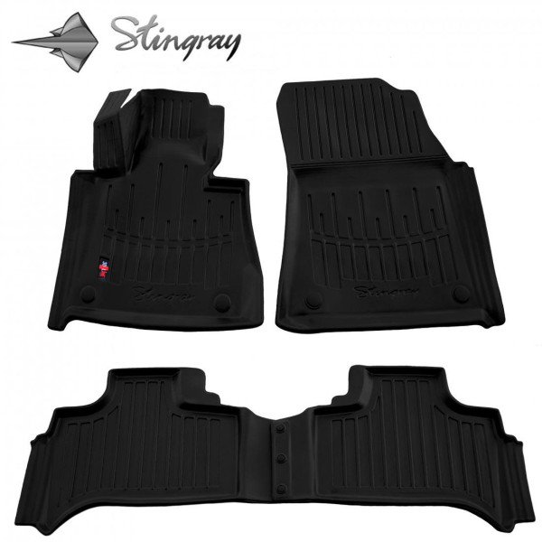 Rubber 3D mats BMW X5 E53 1999-2006, 4 pcs / black / 5027024 / higher edges