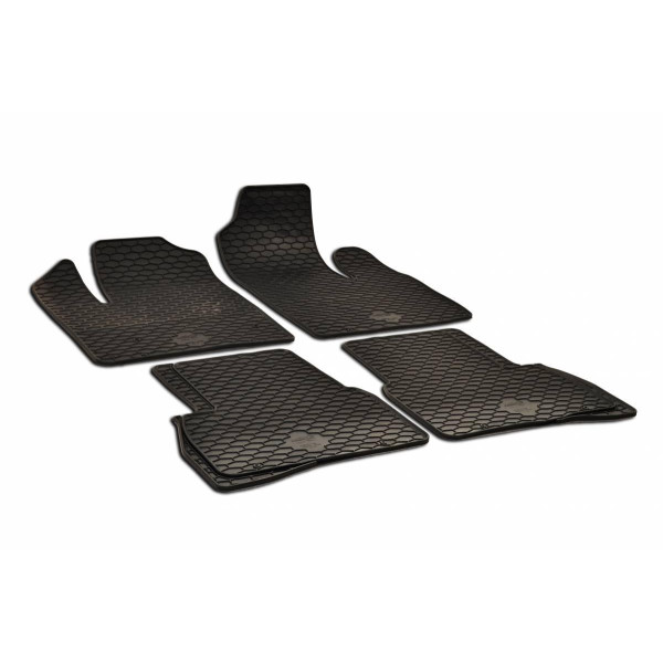 Rubber mats FIAT Doblo I 2000-2009 4 pcs / 217976 / black