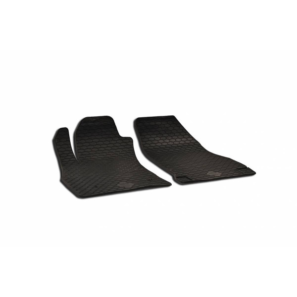 Rubber mats FIAT Doblo II 2009-2015, from 2015 2 pcs / 217979 / black