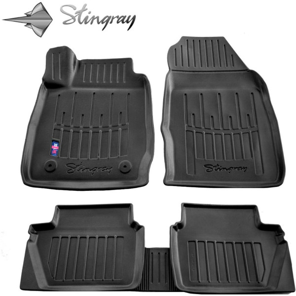 Rubber 3D mats FORD Fiesta 2008-2017, 5 pcs / black / 5007065 / higher edges