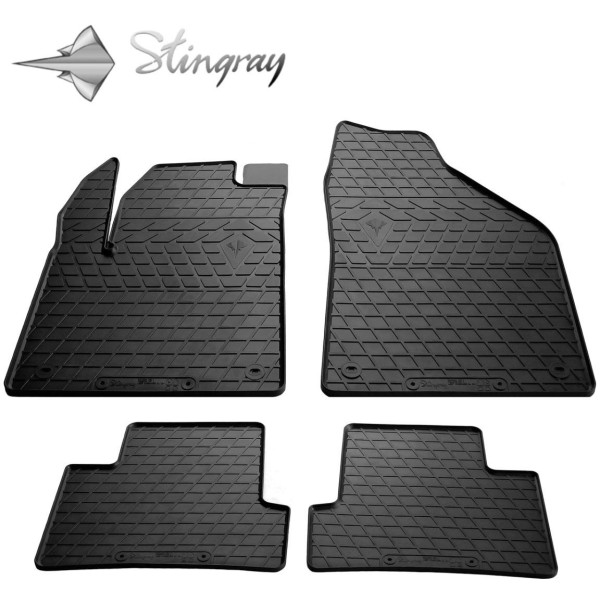 Rubber mats JEEP Cherokee KL from 2013 4 pcs / 1046024