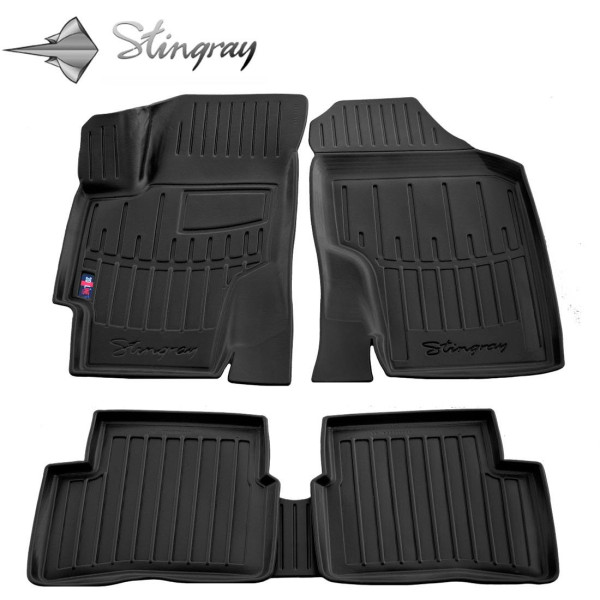 Rubber mats KIA Rio II DE 2005-2010