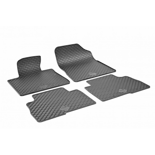 Rubber mats KIA SORENTO (XM) 2010-2014 4 pcs / 222554 / black