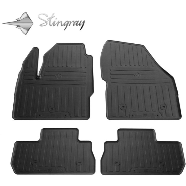 Rubber mats LAND ROVER Freelander II 2006-2014, 4 pcs / 1047094