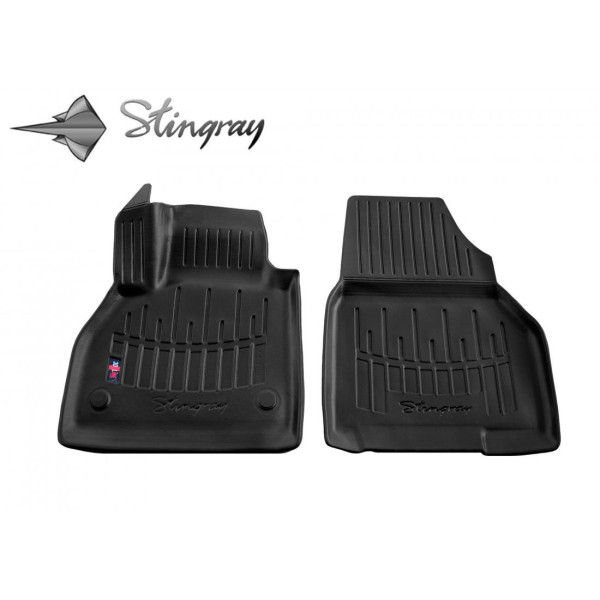 Rubber 3D mats MERCEDES BENZ Citan W415 2012-2020, 2 pcs / black / 5018112 / higher edges