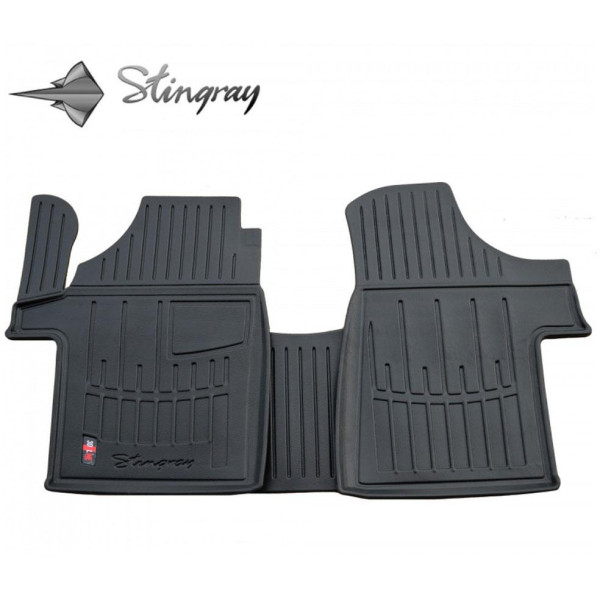 Rubber 3D mats MERCEDES BENZ W639 Vito II 2003-2014, 3 pcs / black / 5012073 / higher edges