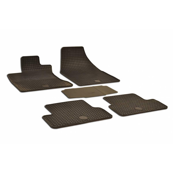 Rubber mats Nissan Qashqai 2007-2013 (5 pcs / 215177 / black