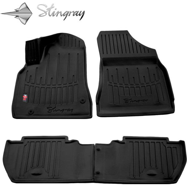 Rubber mats PEUGEOT Partner II 2008-2018