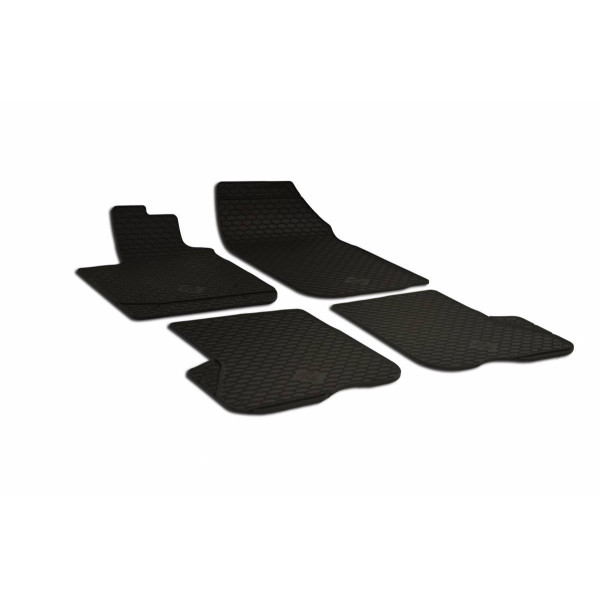 Rubber mats DACIA LOGAN from 2012 4 pcs/ 218408 / black