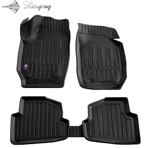 Rubber mats SKODA Fabia II 5J 2007-2014