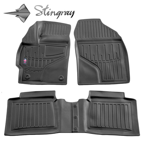 Rubber 3D mats TOYOTA Prius ZHW30 2009-2015, 4 pcs / black / 5022164 / higher edges