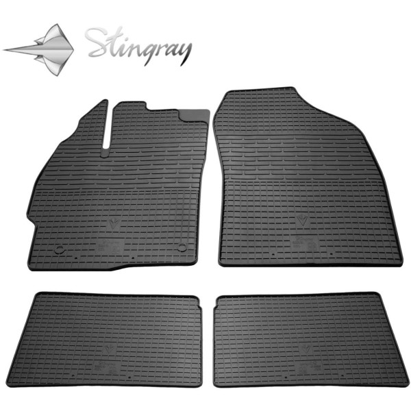 Rubber mats TOYOTA Prius ZHW30 2009-2015, 4 pcs / 1022154