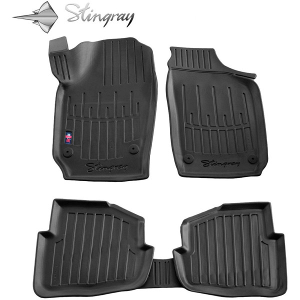 Rubber mats VOLKSWAGEN Polo IV 2001-2009