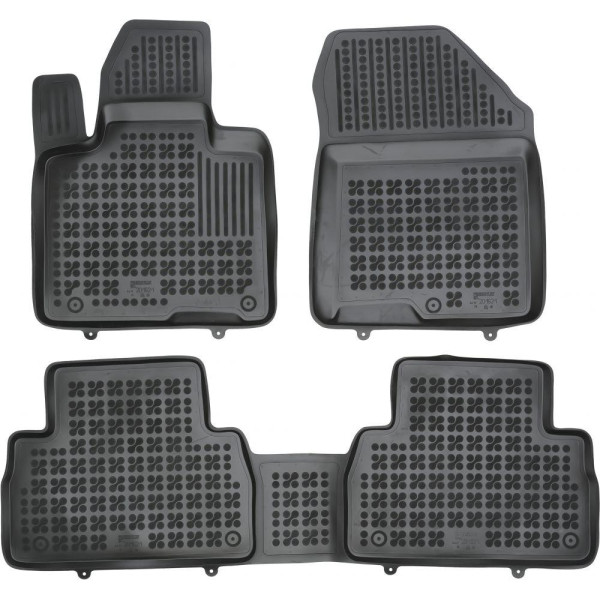 Rubber mats Hyundai Santa Fe IV 2018-2020