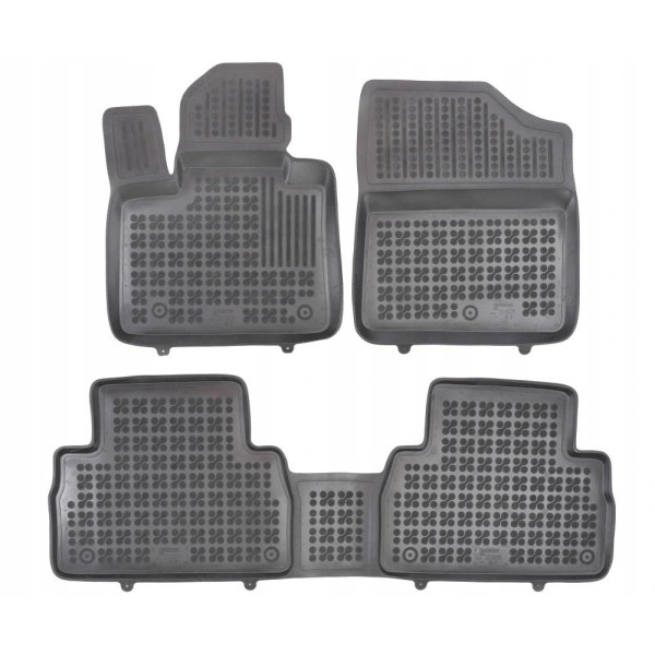 Rubber mats Hyundai Santa Fe IV Hibridas from 2020 (5 places)