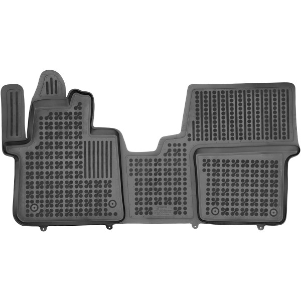 Rubber mats Opel Zafira Life 2/3 places from 2019 (front)