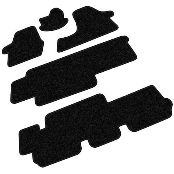 Textile mats Volkswagen T-5 Transporter (9 places) 2003-2015