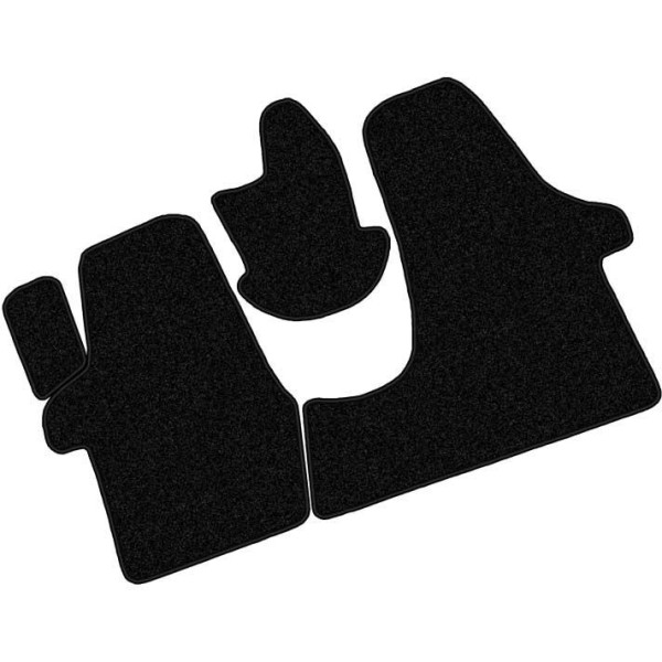 Textile mats Volkswagen Transporter T-5 (3 places krovininis) 2003-2015