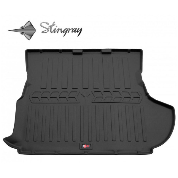 Rubber 3D trunk mat MITSUBISHI Outlander XL 2006-2012 (with SUB) / 6013031 / higher edges