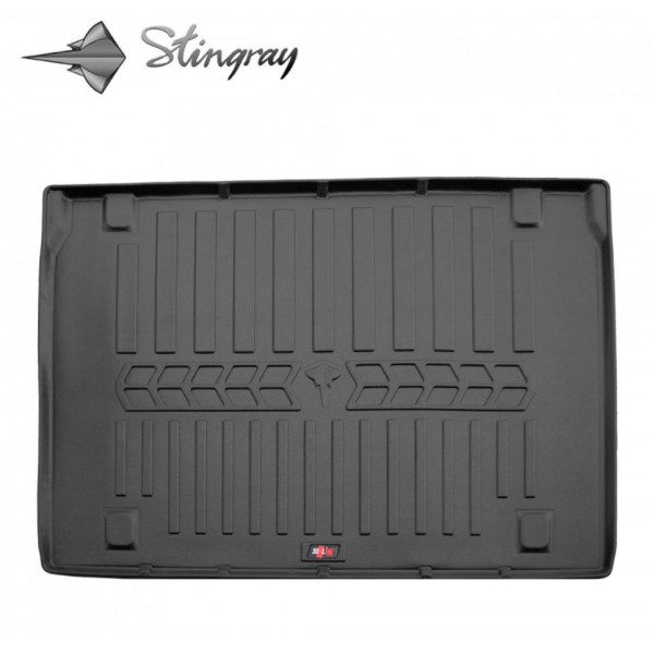 Rubber 3D trunk mat OPEL Combo D 2011-2018 (short base/lower trunk) / 6006021 / higher edges