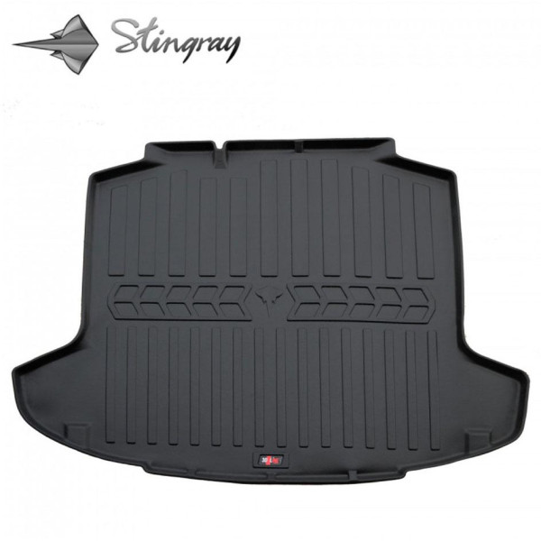 Rubber 3D trunk mat SEAT Toledo IV 2012-2019 (liftback) / 6020111 / higher edges