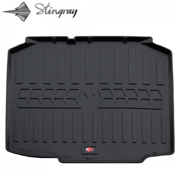 Rubber 3D trunk mat SKODA Fabia II 5J 2007-2014 (hatchback) / 6020141 / higher edges