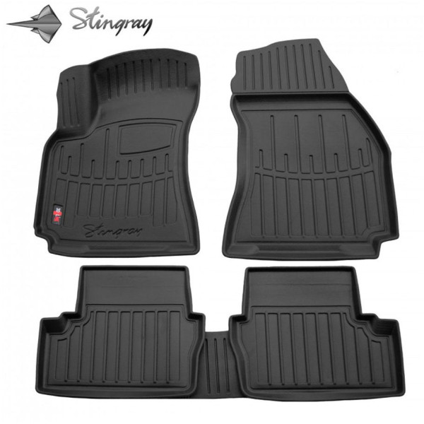 Rubber 3D mats OPEL Zafira A 1999-2005, 5 pcs / black / 5015125 / higher edges