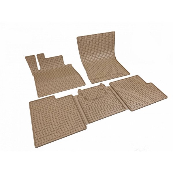 Rubber mats MB W463 G-Class LONG 1990-2018 5 pcs / 212272B / beige