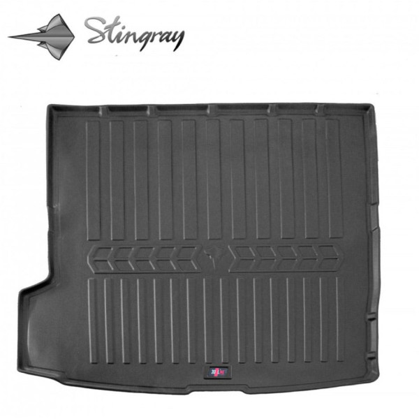 Rubber 3D trunk mat VOLVO XC90 from 2015 (5 seats used) / 6037051 / higher edges