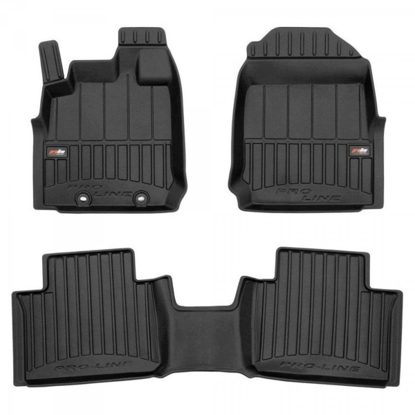 Rubber mats Proline Isuzu D-MAX III from 2019 (4 doors, extended cabin)