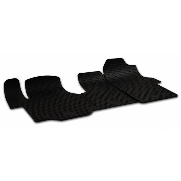 Rubber mats VW Crafter from 2017 , 3 pcs/ 221363 / black