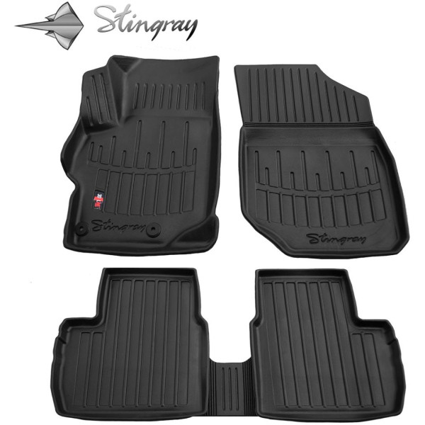 Rubber 3D mats CITROEN C-Elysse from 2012 5 pcs / black / 5016025 / higher edges