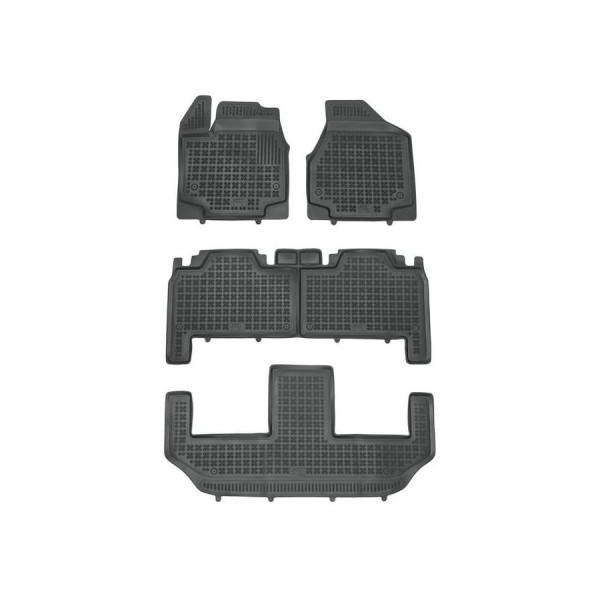 Rubber mats Chrysler Pacifica II 2016-2021 (7/8 places, Stow'n Go, Plug-in Hybrid (PheV))