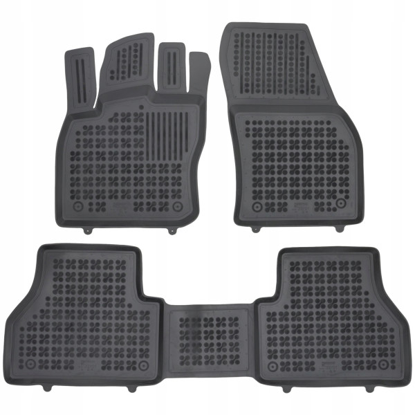 Rubber mats Volkswagen Caddy IV from 2021 (5 places)